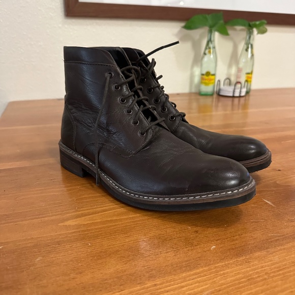 Clark Leather Boots - Picture 1 of 4